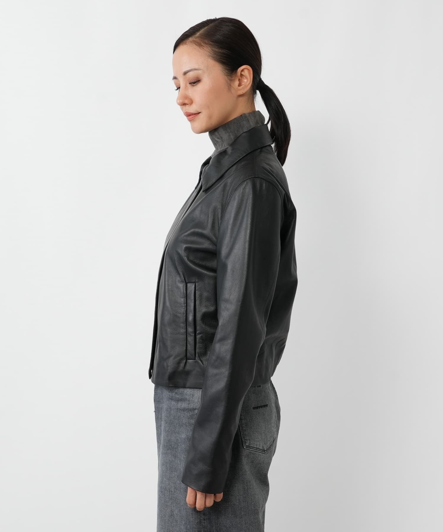 レザージャケット【STUDIO AR】|ネミカ | レリアン公式オンラインストア