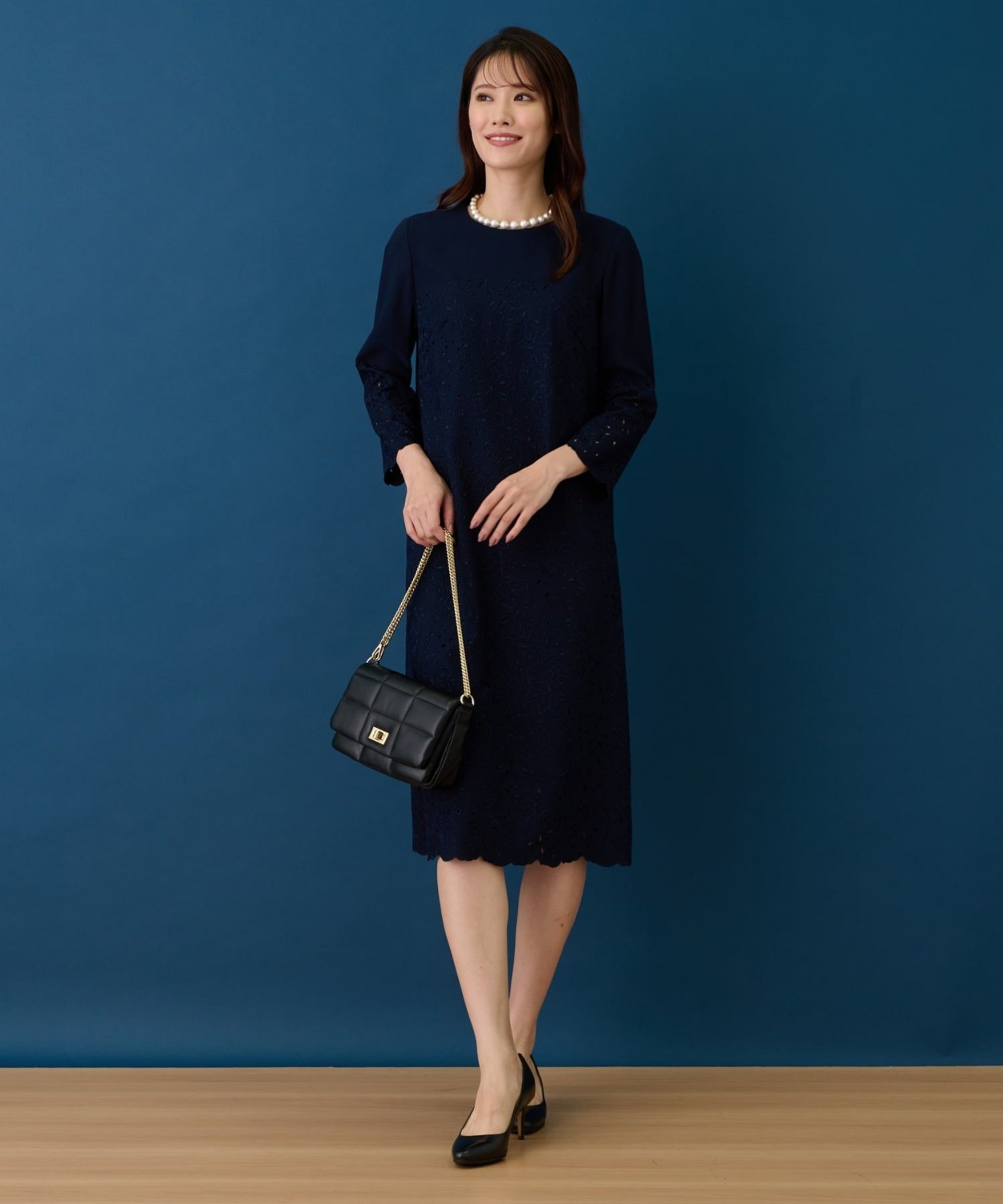 セレモニーワンピース【Leilian WHITE LABEL】|レリアン | レリアン