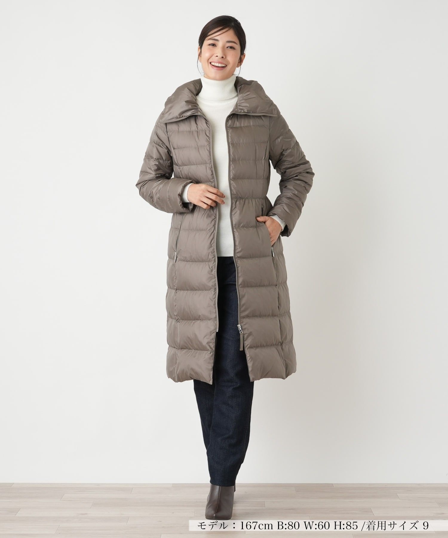 ロングダウンコート【Leilian WHITE LABEL】|レリアン | レリアン公式