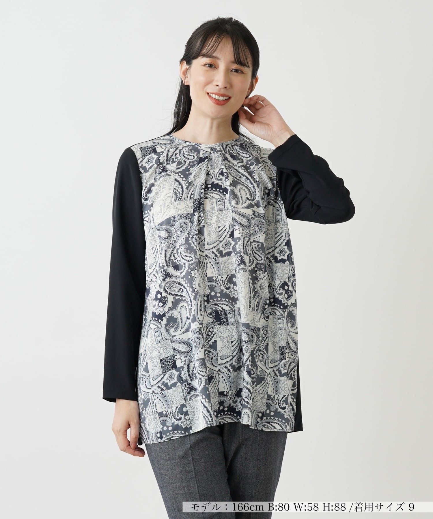 チュニックブラウス【Leilian WHITE LABEL】|レリアン | レリアン公式