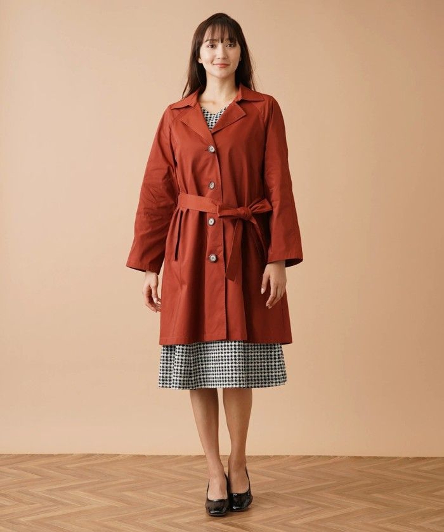 ミディ丈トレンチコート|レリアン プラスハウス | レリアン公式