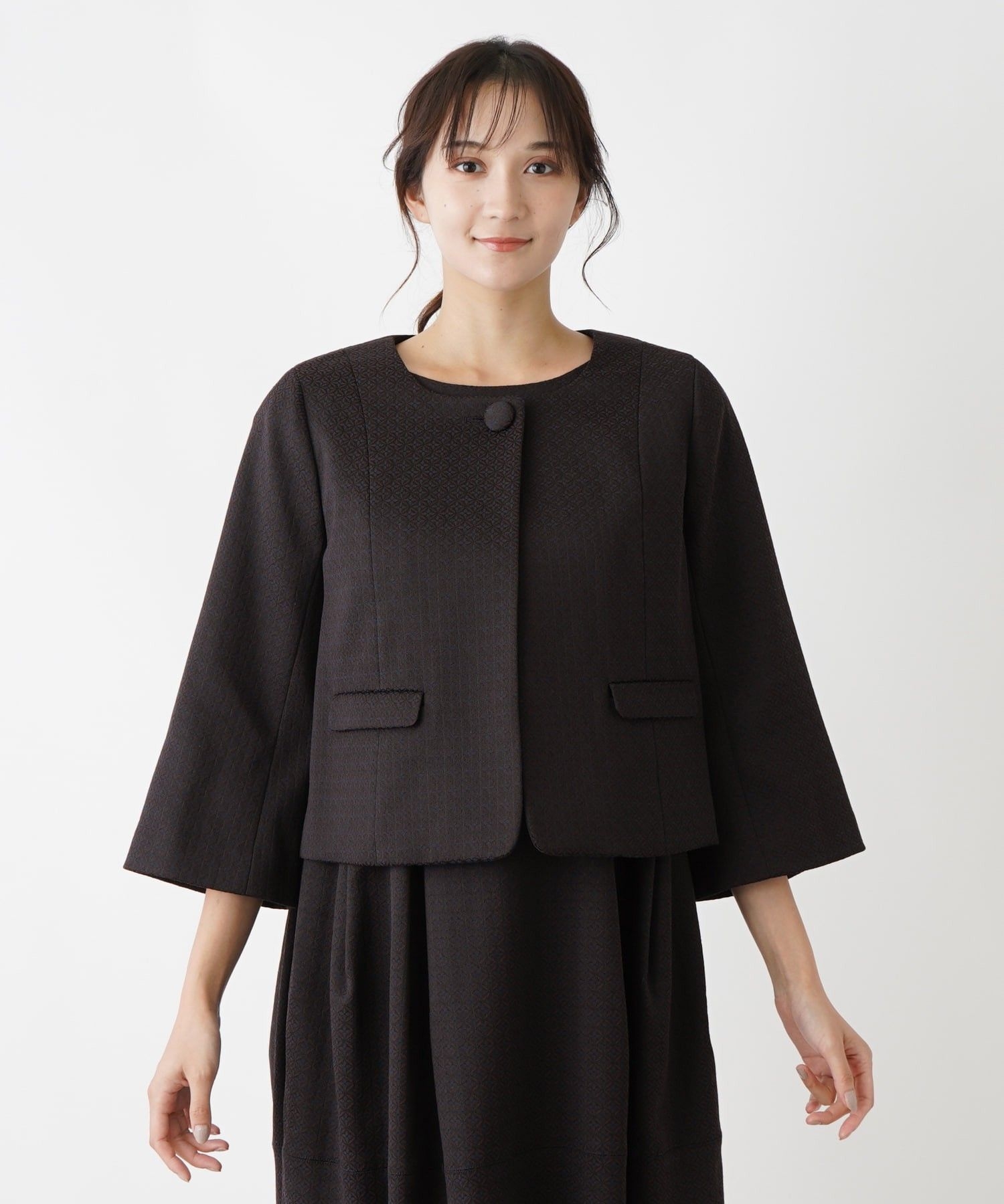 ノーカラージャケット|レリアン プラスハウス | レリアン公式