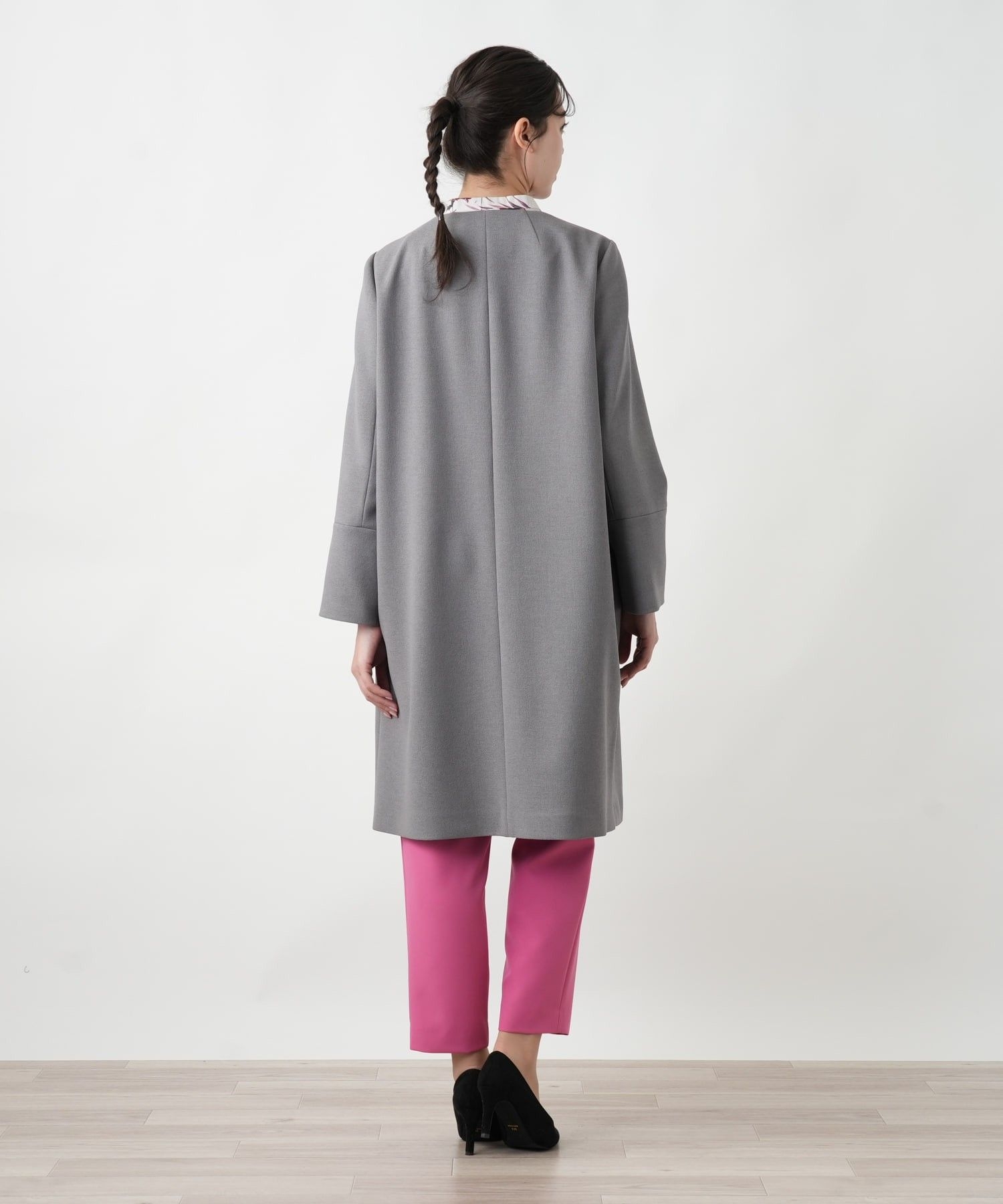 ノーカラーコート【セレモニー】|レリアン プラスハウス | レリアン