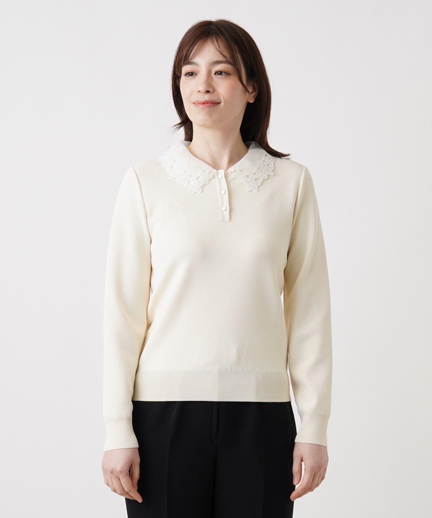 付け襟2WAYニット|レリアン | レリアン公式オンラインストア