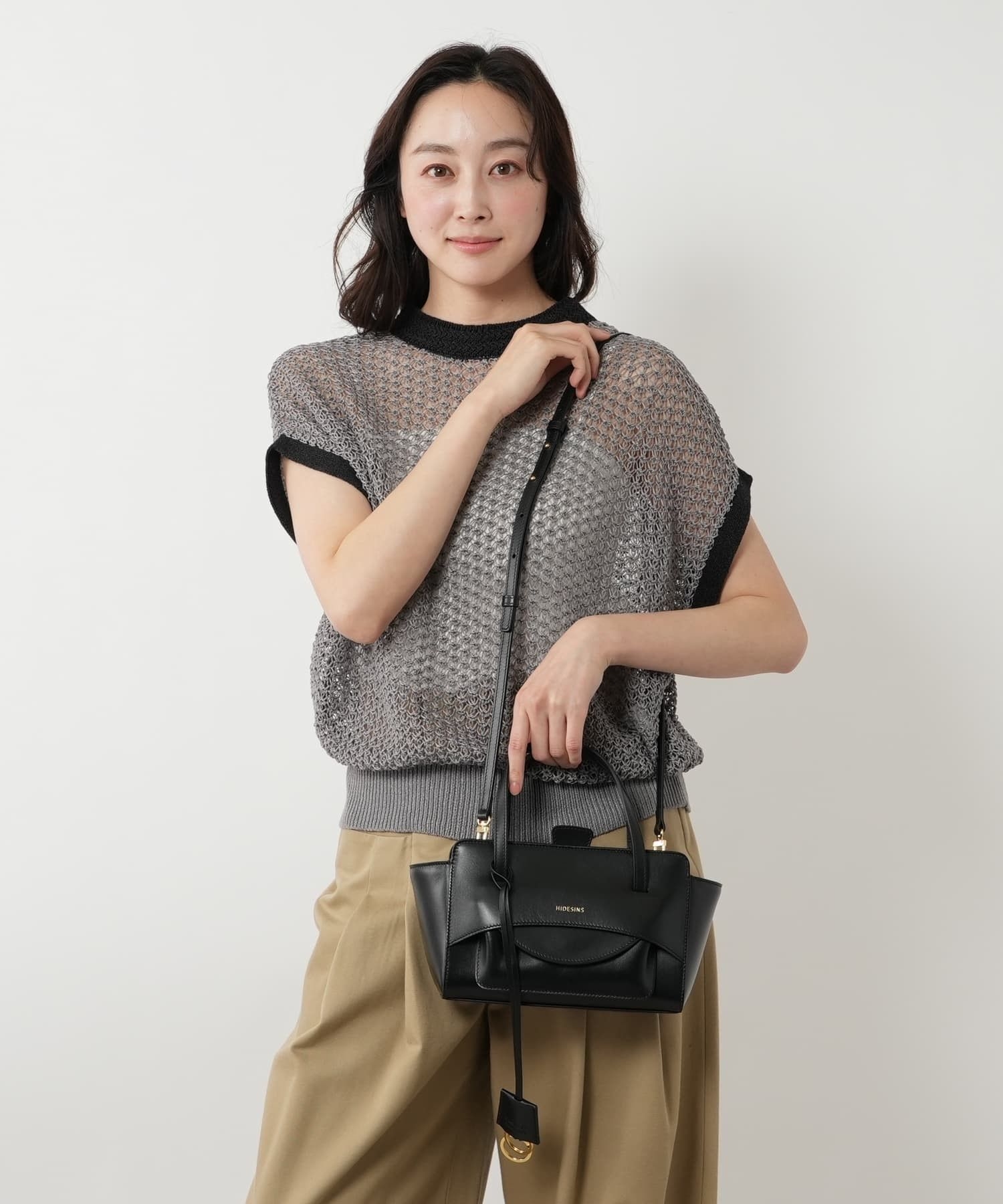 2WAYフラップレザーバッグ【HIDESINS】|ネミカ | レリアン公式