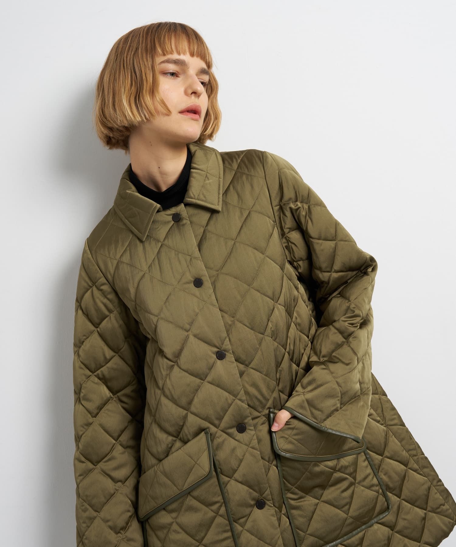 キルティングダウンハーフコート|LANVIN en Bleu | LANVIN en Bleu