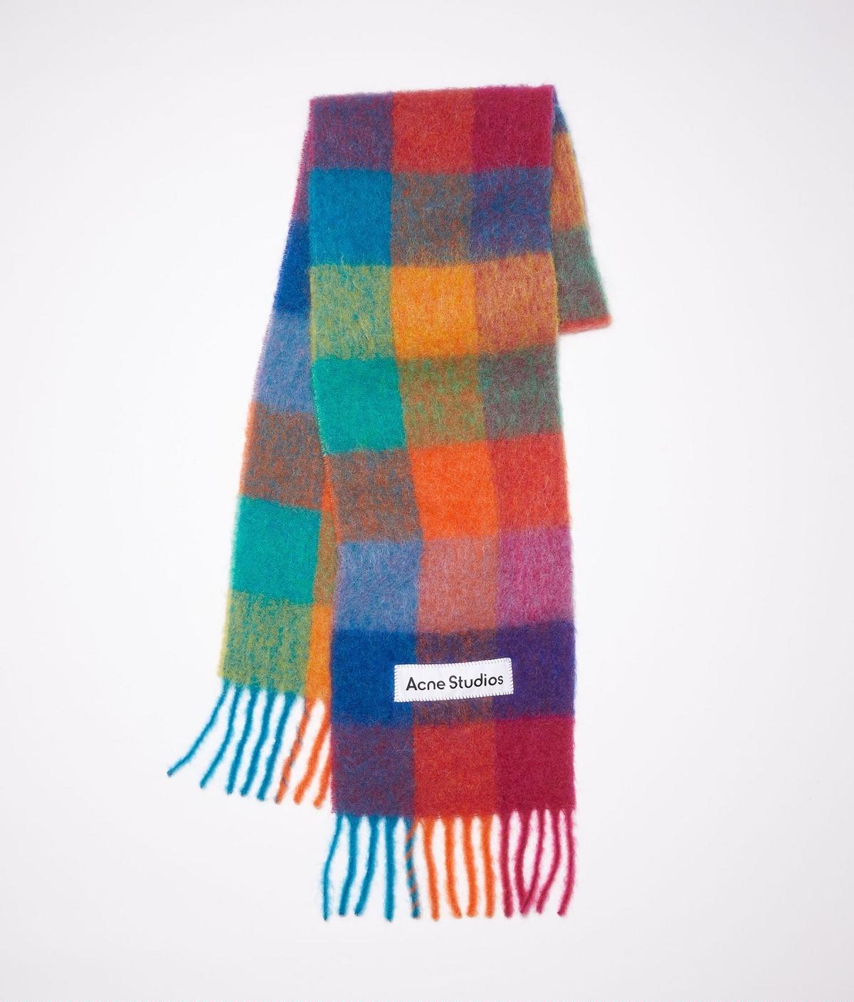 Acne Studios マフラー チェック柄 マルチカラー Acne Studios（アクネ