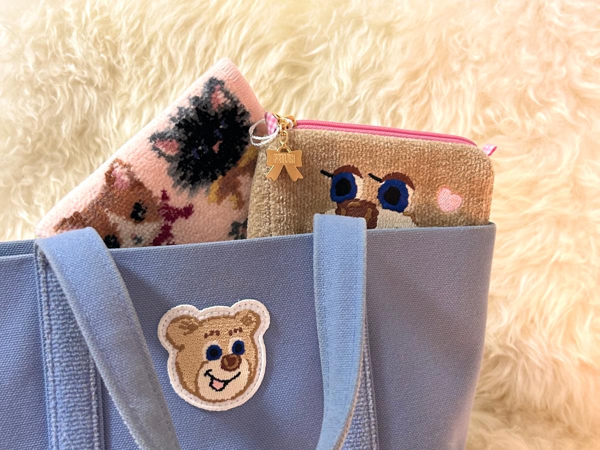 LOVERARY BY FEILER】念願のドアップテディポーチをGet✨ | MORE