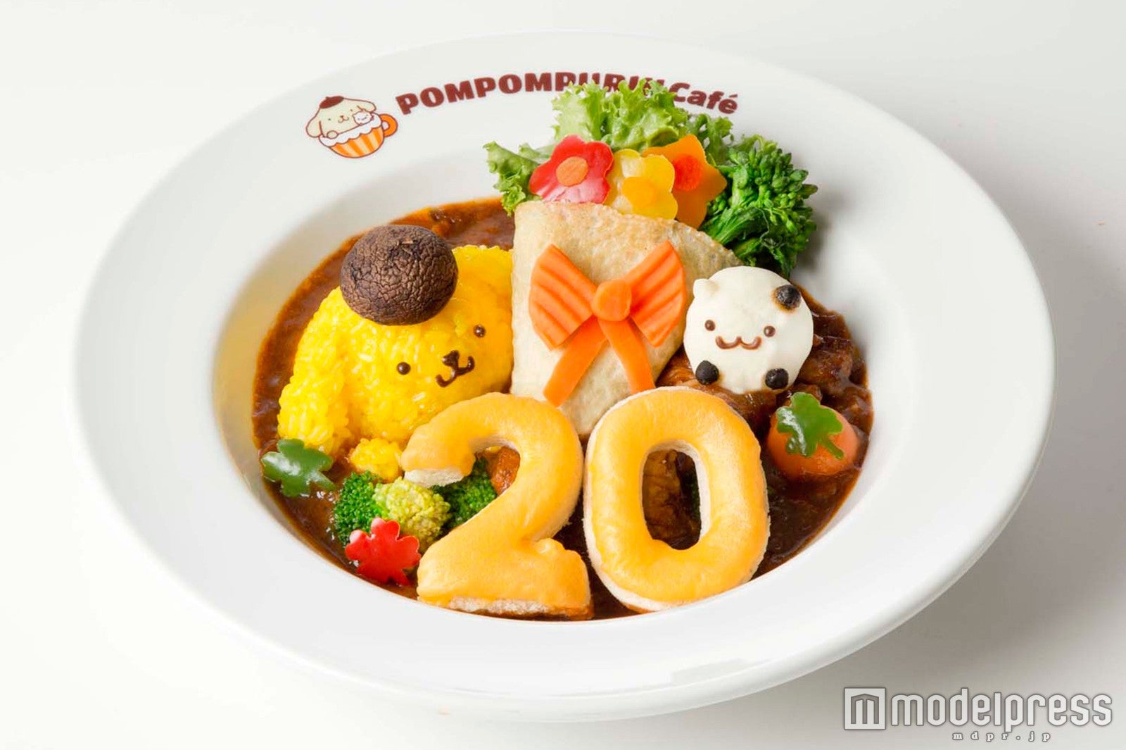 ポムポムプリンカフェ」プリン＆マフィンの限定メニューで20周年を