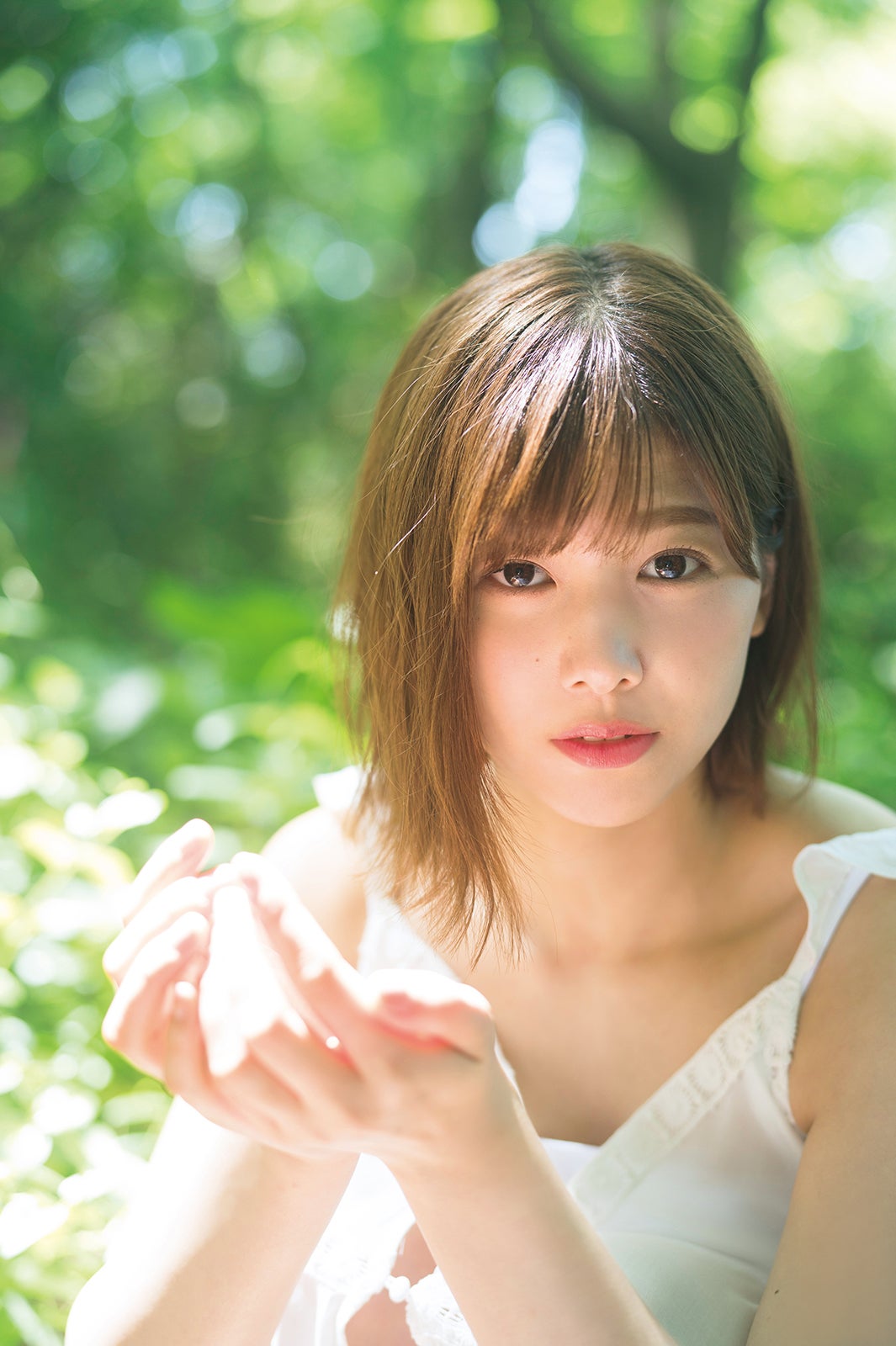 欅坂46渡邉理佐の眼差しにドキッ “美の象徴”が本領発揮 - モデルプレス