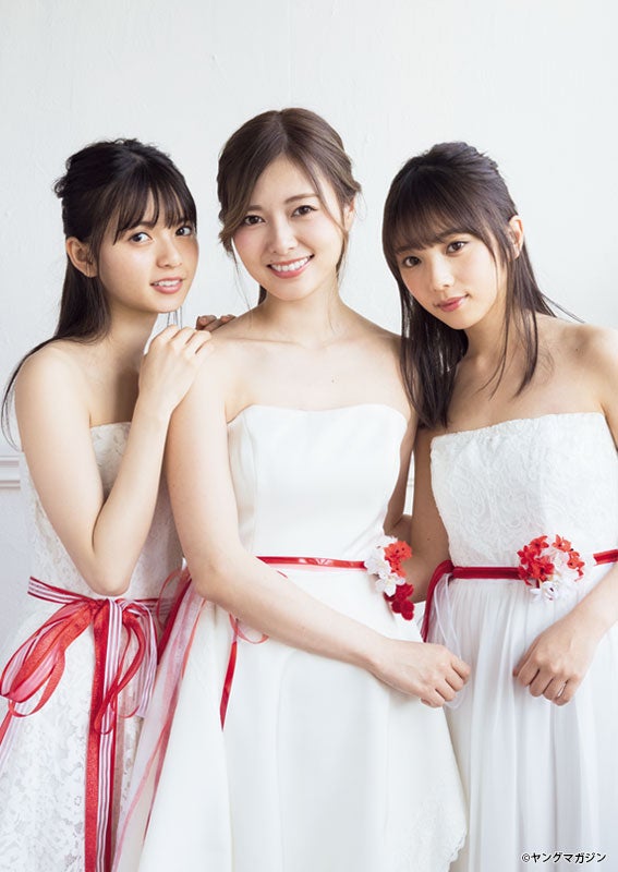 乃木坂46白石麻衣・齋藤飛鳥・与田祐希、美肌全開 胸元あらわ 今日一番