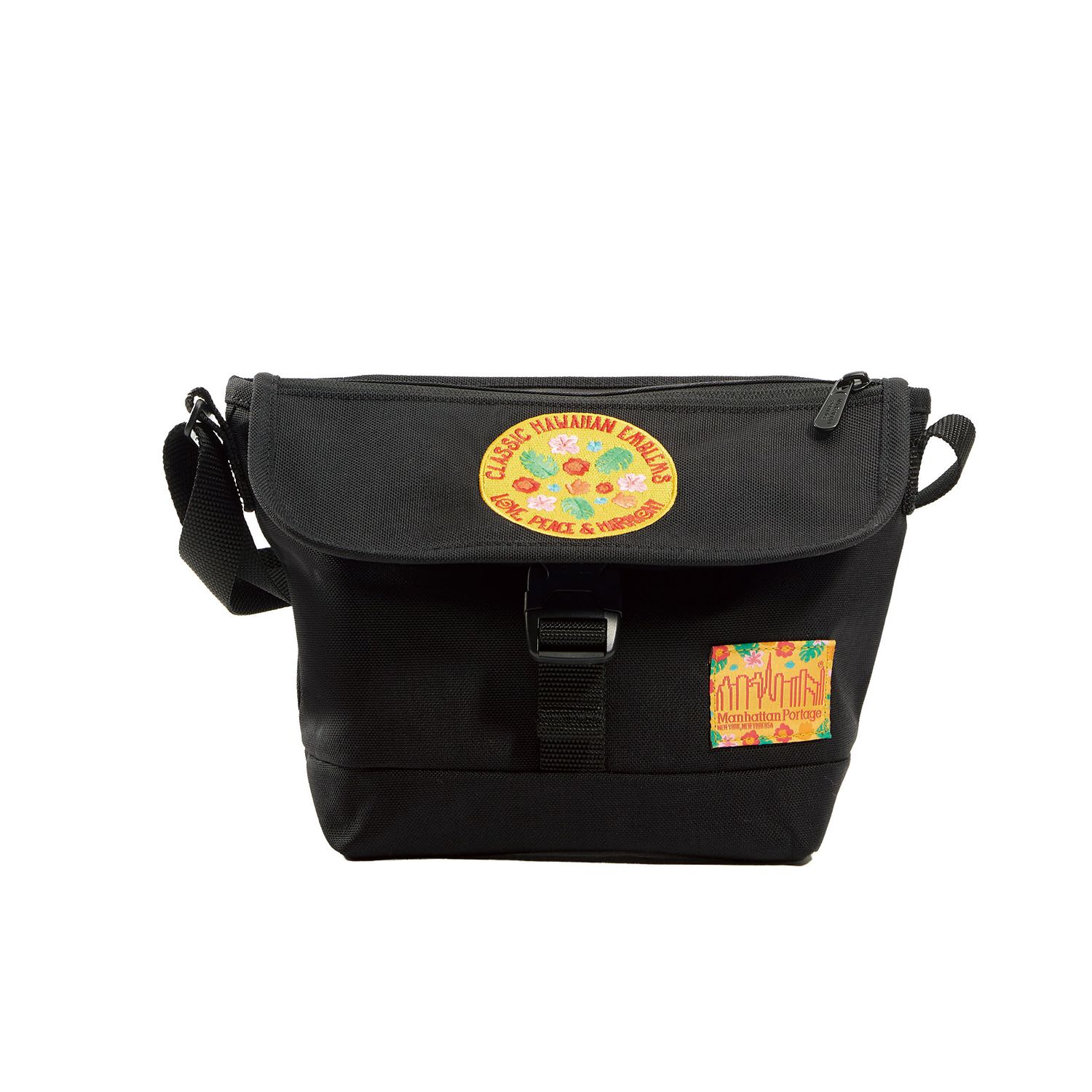 Nylon Messenger Bag Flap Zipper Pocket BIGWAVE | Manhattan Portage