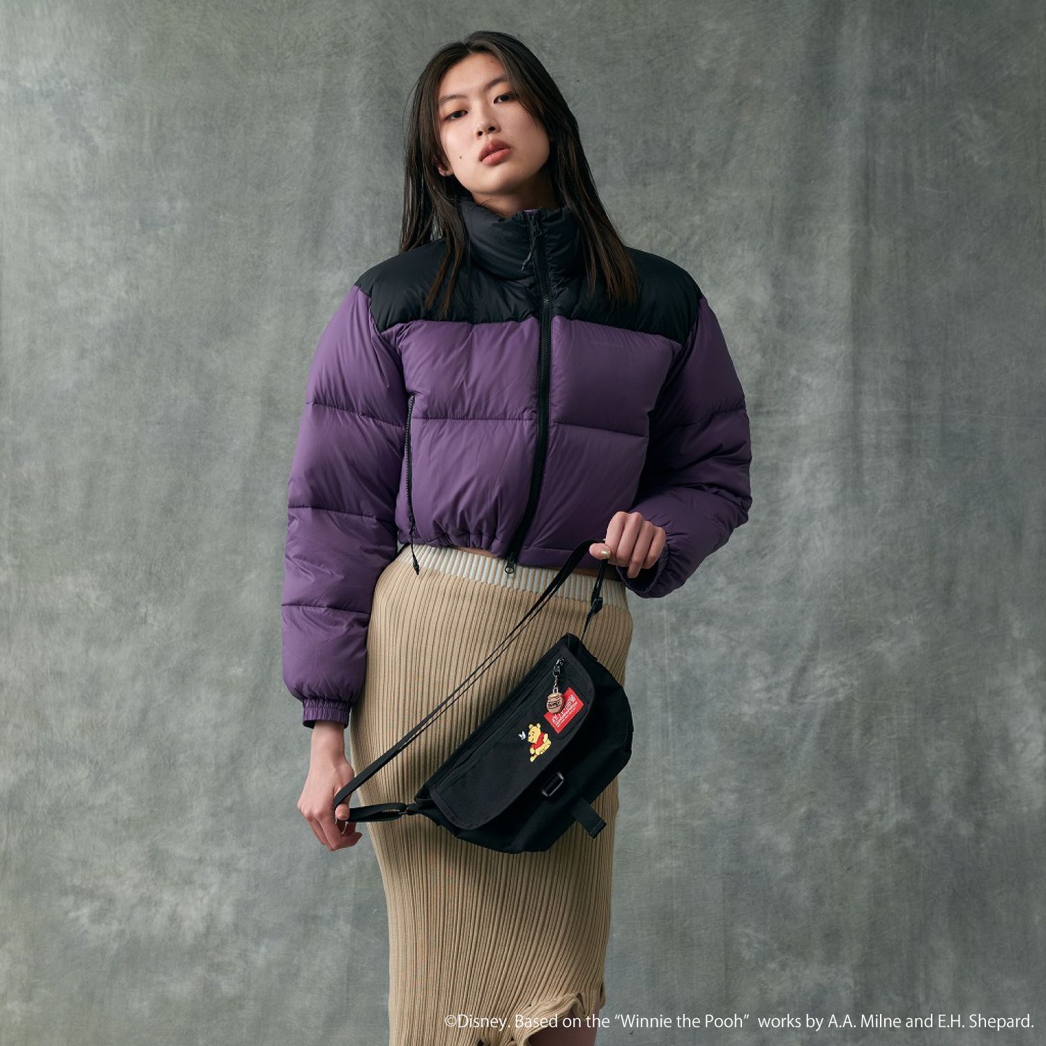 NYLON MESSENGER BAG (XS) FZP 500D CORDURA 25 / POOH | Manhattan