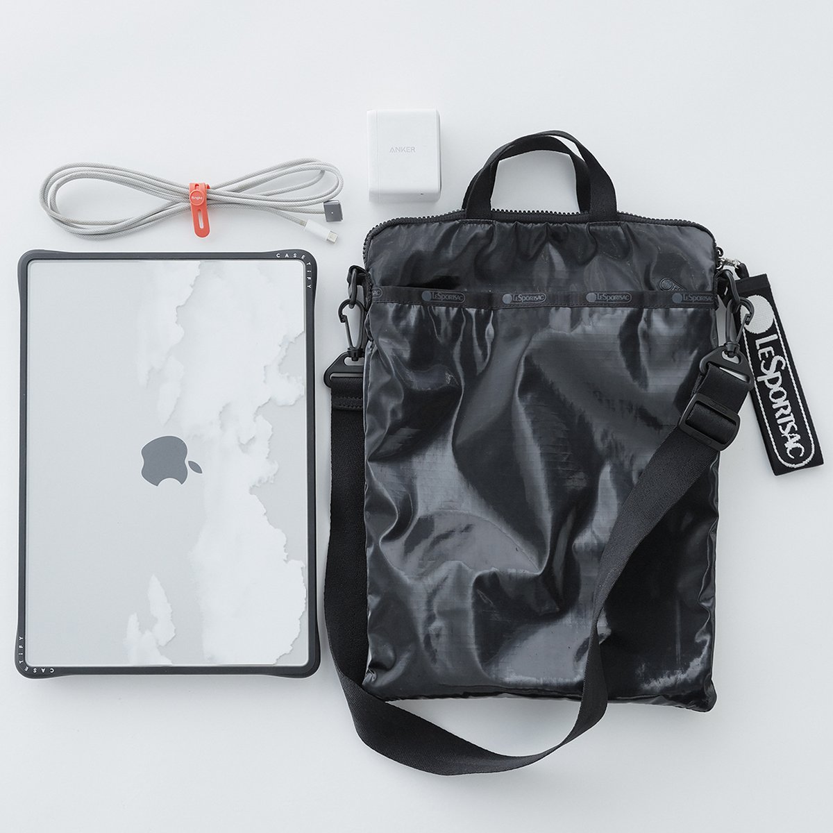 レスポートサック✕ひとりっぷ ライアントラベルトート ブラック