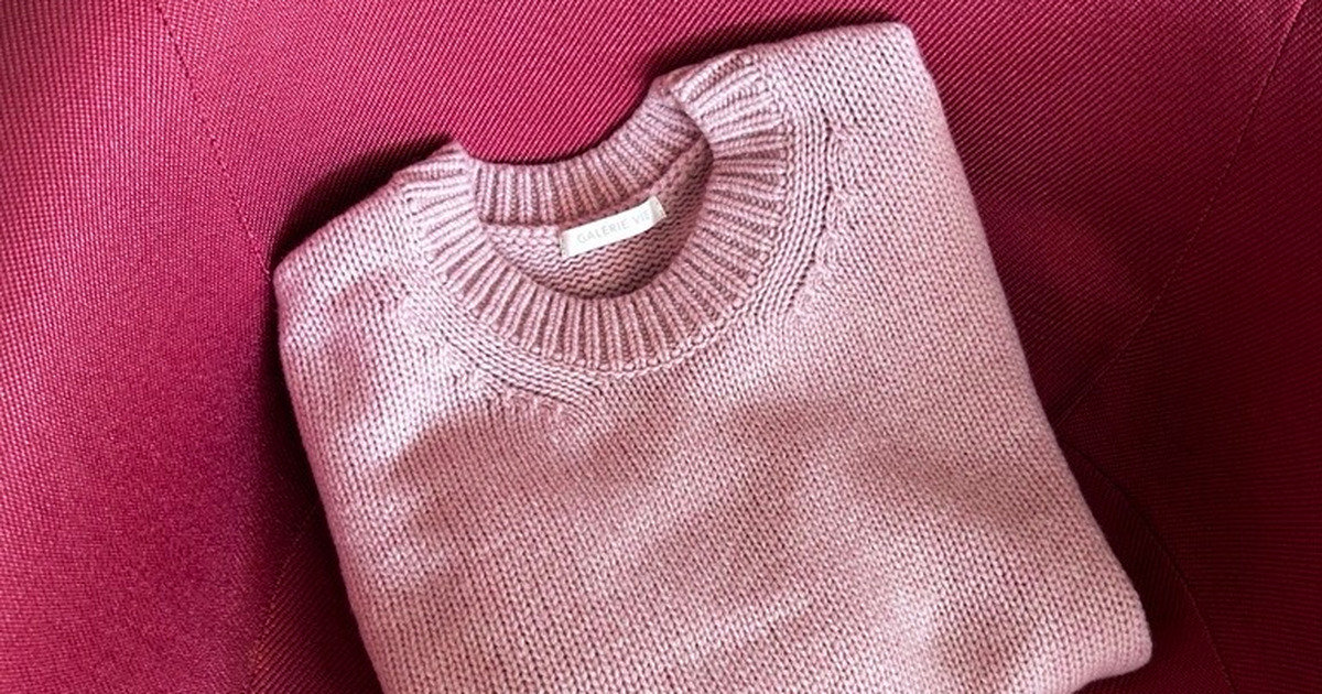 ギャルリー・ヴィー】自分に贈る「ピンクのセーター」で、身も心も