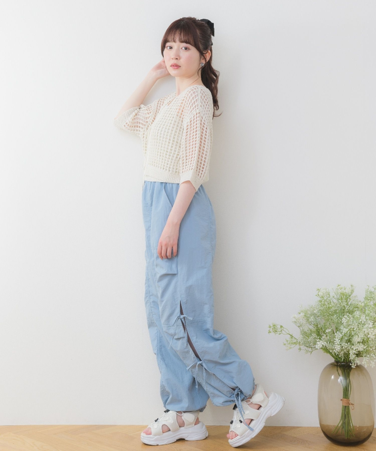 サイドリボンナイロンPT|ems excite | RETRO GIRL ONLINE STORE レトロ