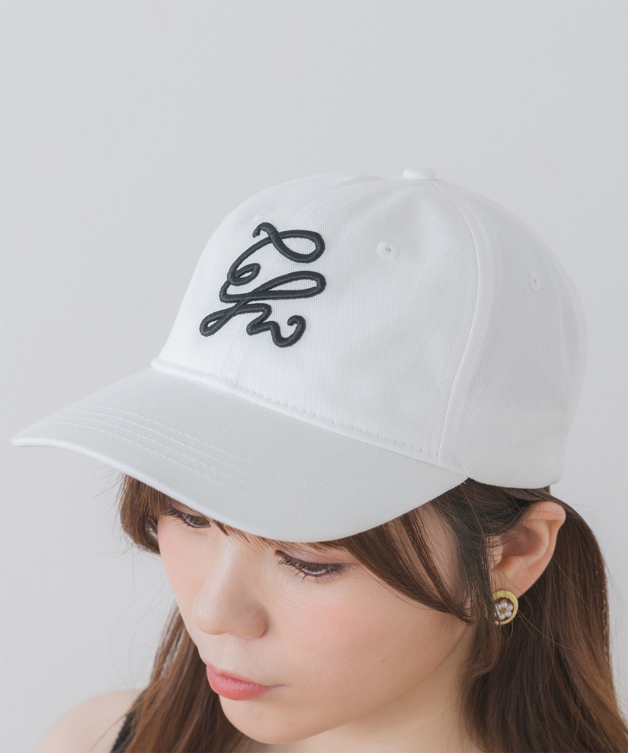 ロゴ刺繍カラーキャップ|casita | RETRO GIRL ONLINE STORE レトロ