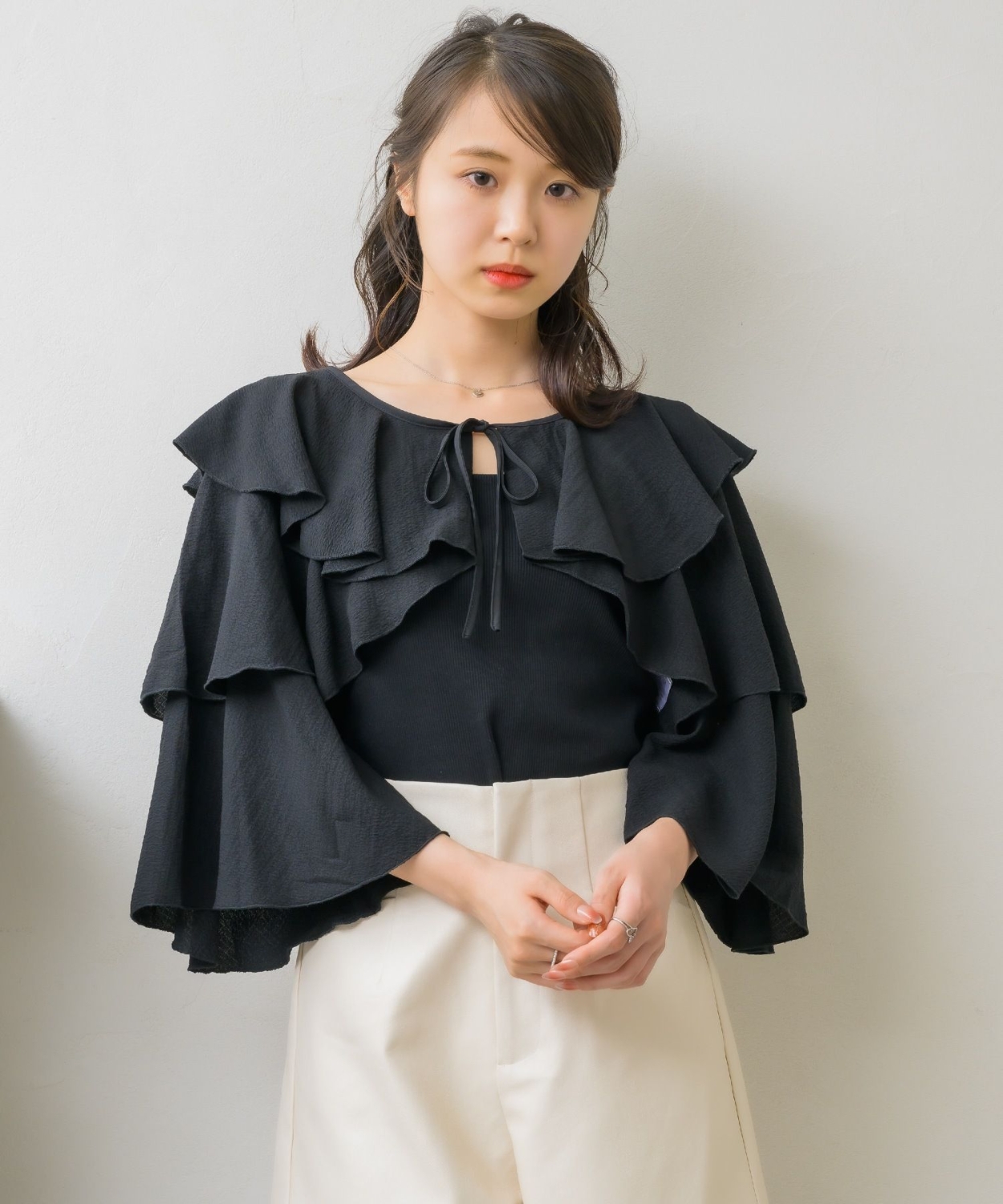 ポコポコフリルボレロSET|ems excite | RETRO GIRL ONLINE STORE