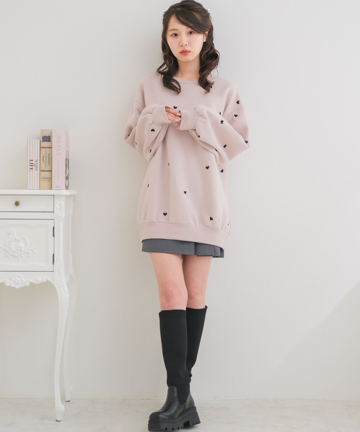 ランダムハートBIGトレーナー|ems excite | RETRO GIRL ONLINE STORE