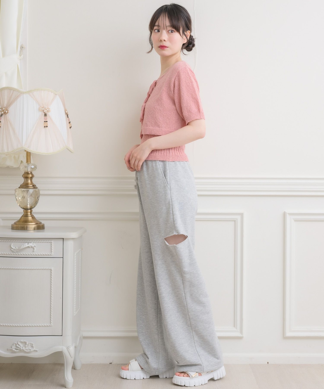 ドロストスウェットPT|ems excite | RETRO GIRL ONLINE STORE レトロ