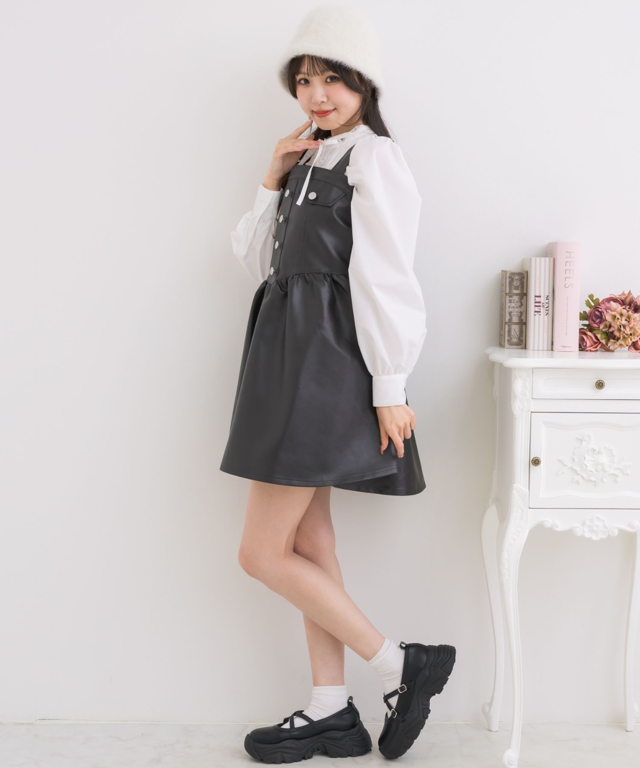 FレザーJSK|ems excite | RETRO GIRL ONLINE STORE レトロガール