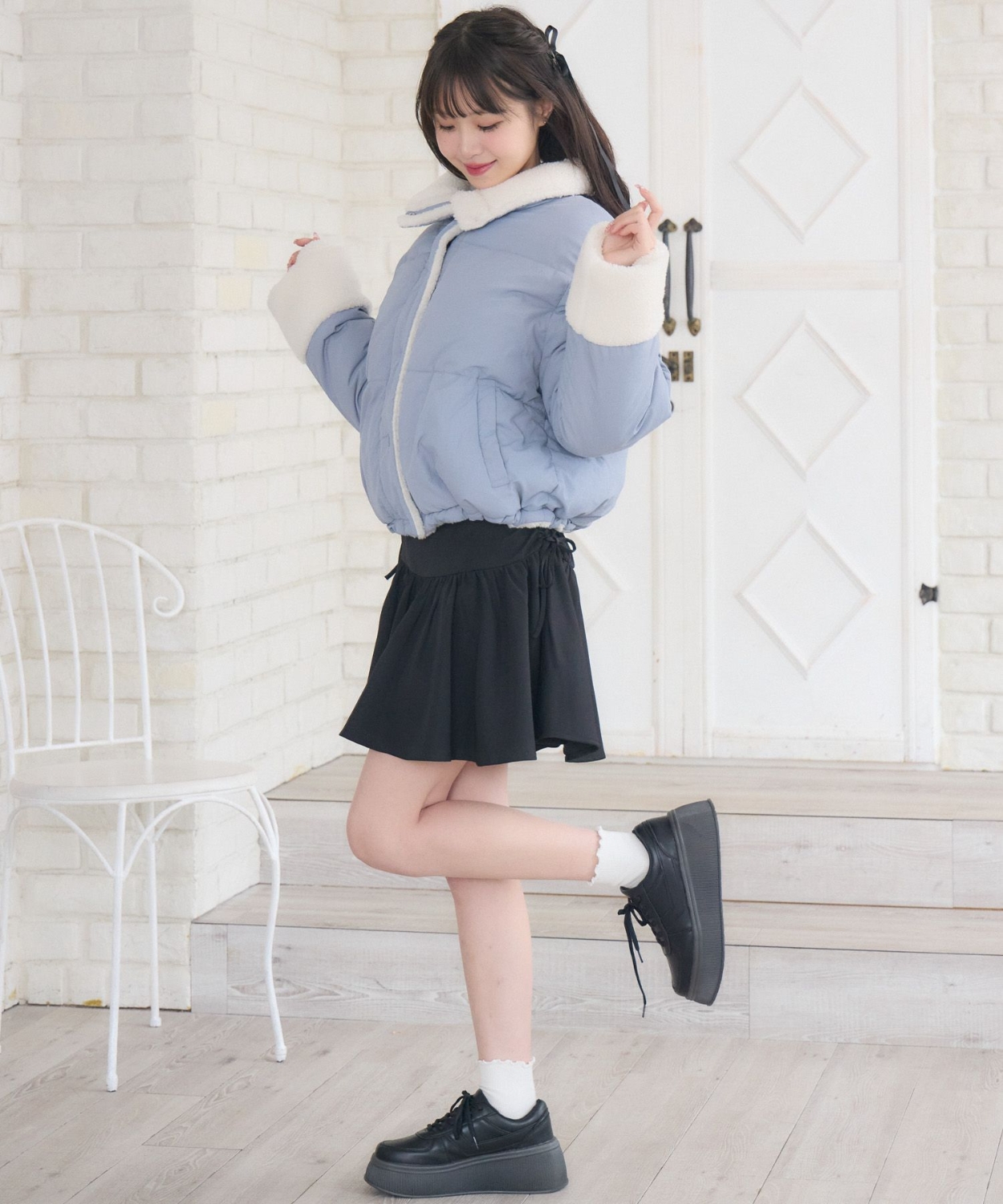 ボア中綿ブルゾン|ems excite | RETRO GIRL ONLINE STORE レトロガール