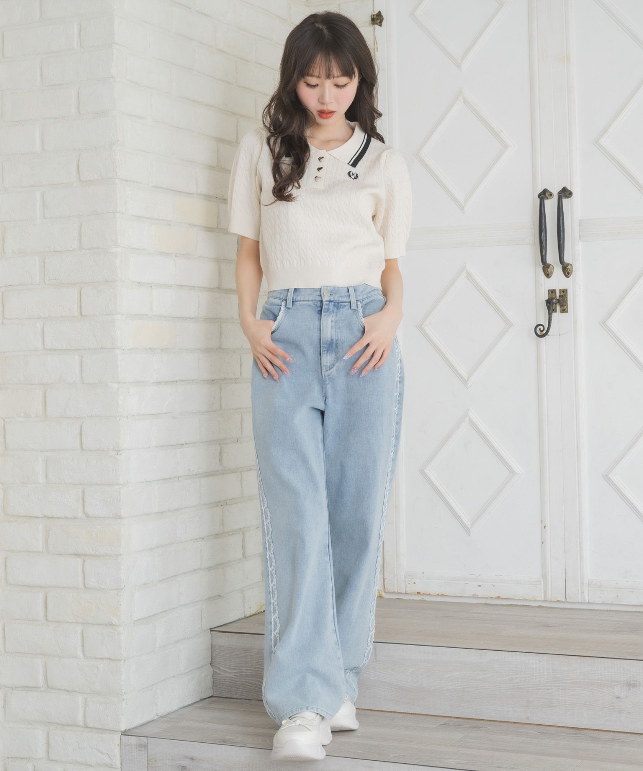 ケーブルパフ袖NTPO|ems excite | RETRO GIRL ONLINE STORE レトロ