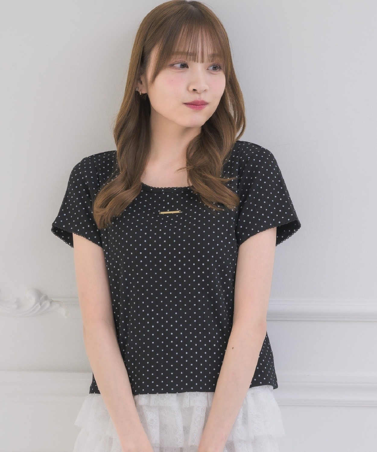 プレート付き針抜きTEE|ems excite | RETRO GIRL ONLINE STORE レトロ