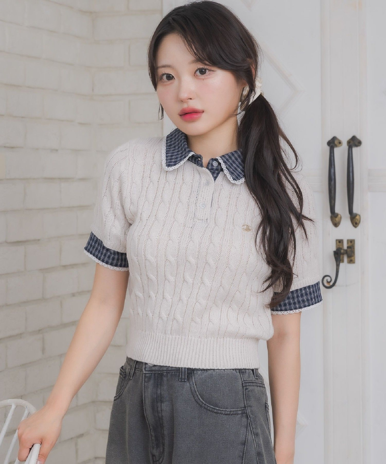 チェックSHドッキングNTPO|ems excite | RETRO GIRL ONLINE STORE