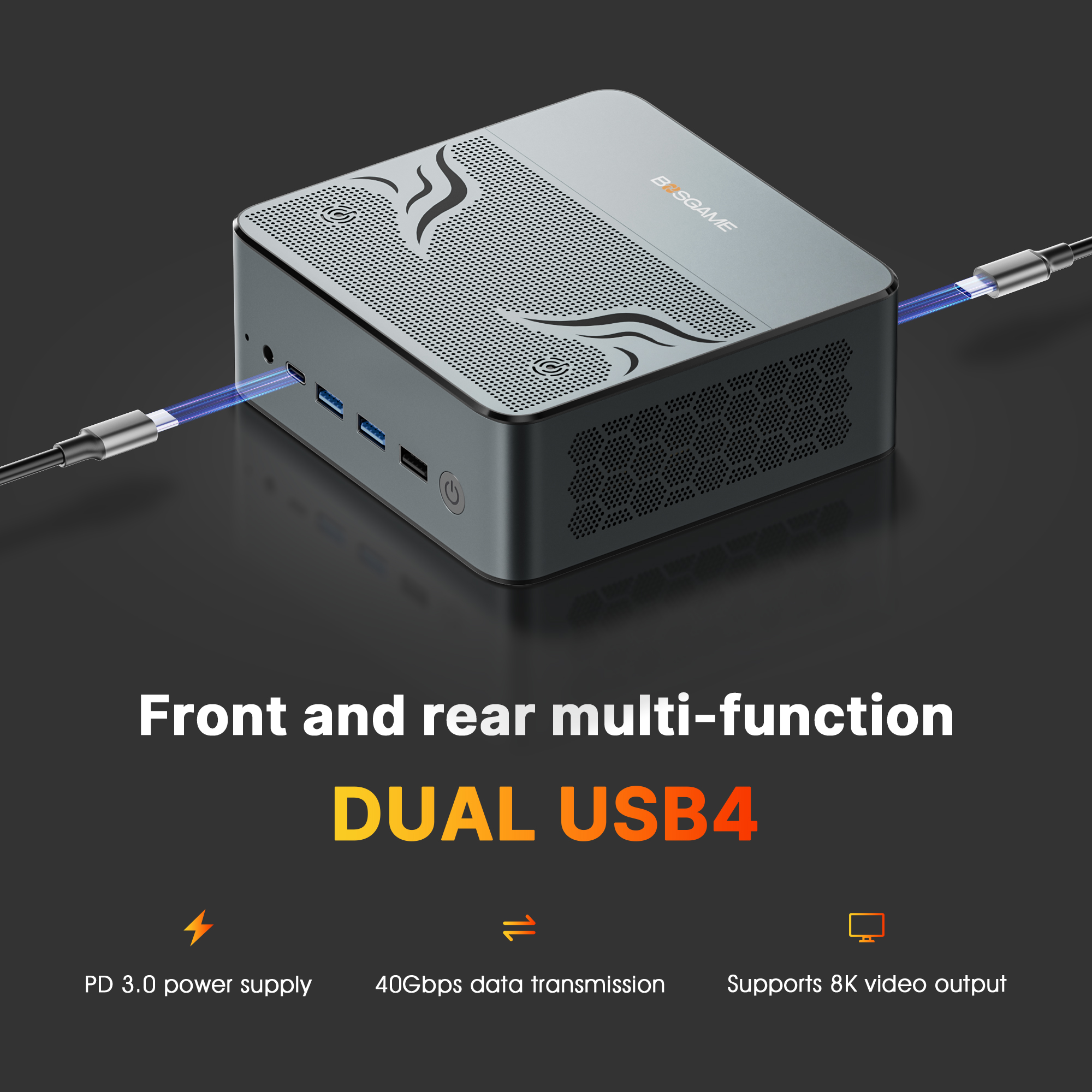 BOSGAME Mini Gaming PC M2