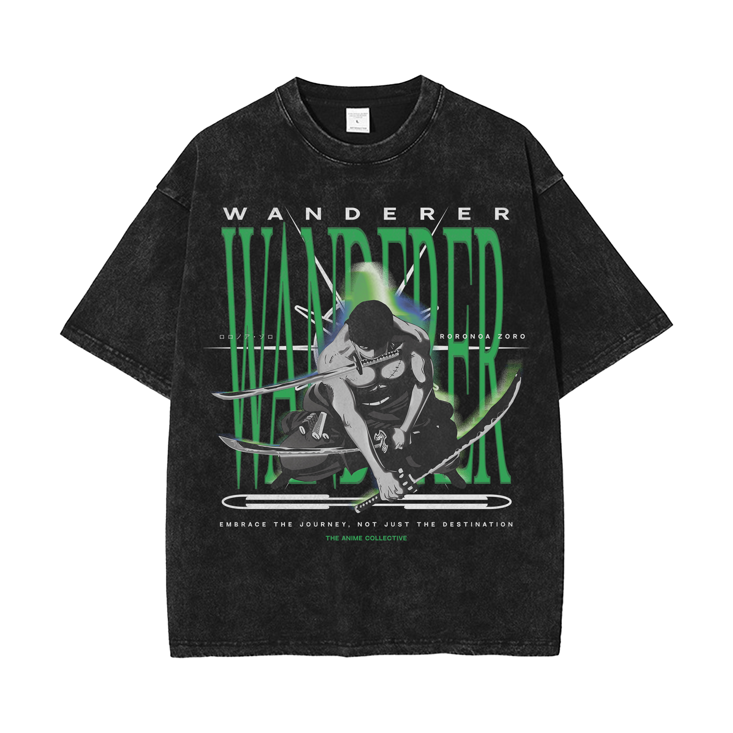 Zoro Vintage Oversized T-Shirt – TheAnimeCollective