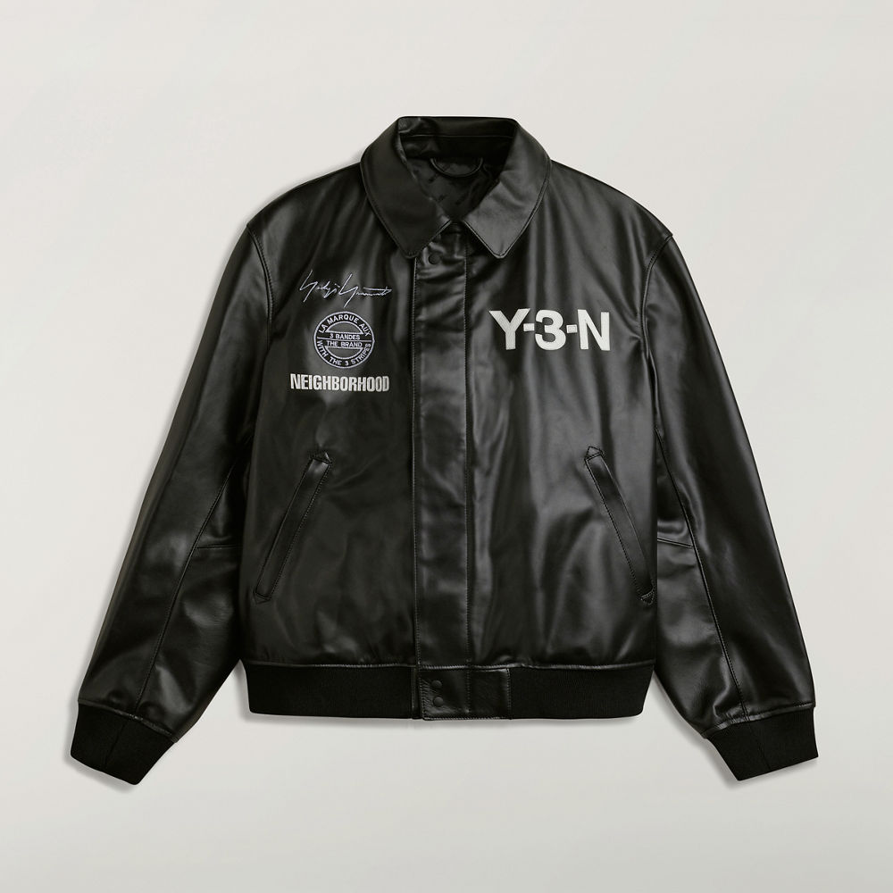 Y-3 NBHD LEATHER BOMBER JACKET Y-3│Y-3 ワイスリー