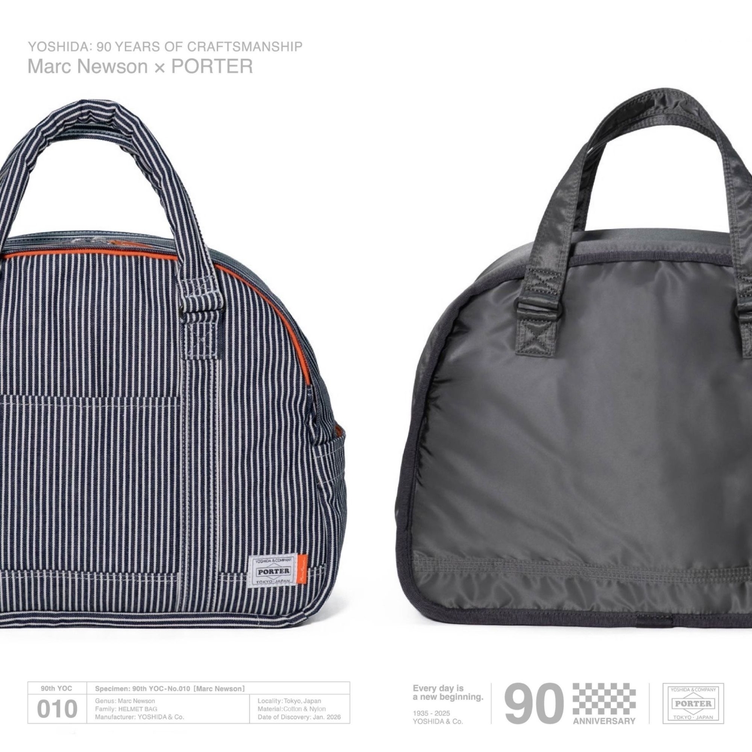 Marc Newson x PORTER(マークニューソン x ポーター) HELMET BAG