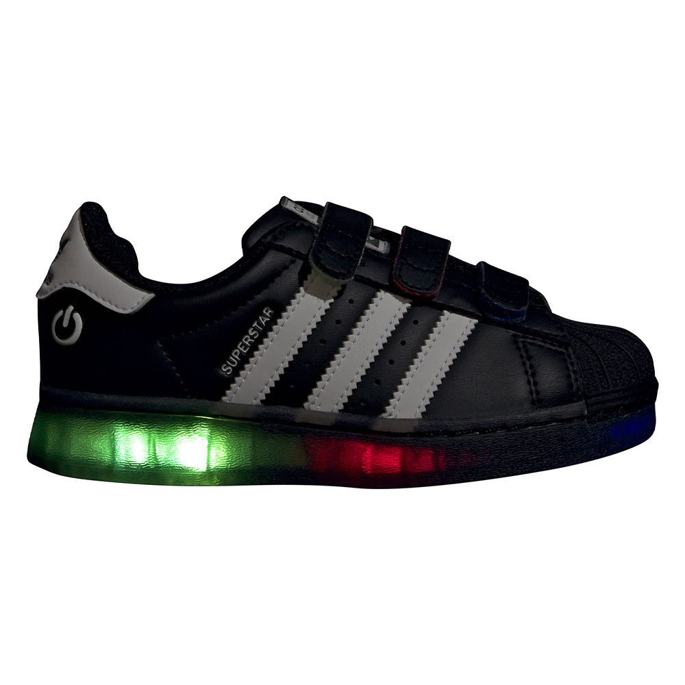 ADIDAS Superstar Led Light Comfort Closure Siyah Çocuk Ayakkabısı