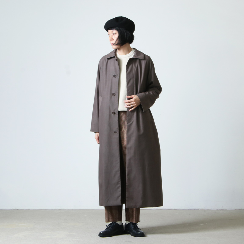 YAECA (ヤエカ) SOUTIEN COLLAR COAT LONG / ステンカラーコートロング