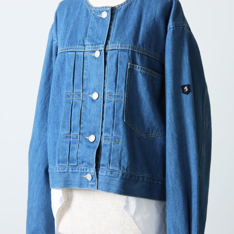 blanc basque (ブランバスク) 12ozデニム ヘビーツイル 裾シャツ付き