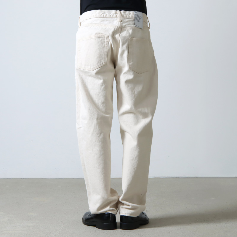 CIOTA (シオタ) ホワイト スビンコットン 13.5oz ストレートデニム