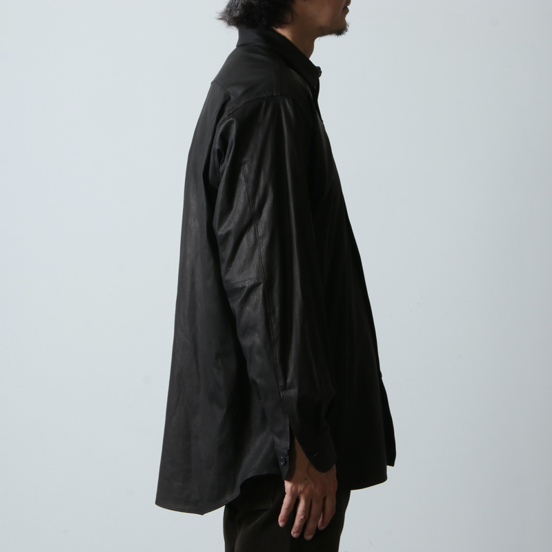 COMOLI (コモリ) レザー コモリシャツ