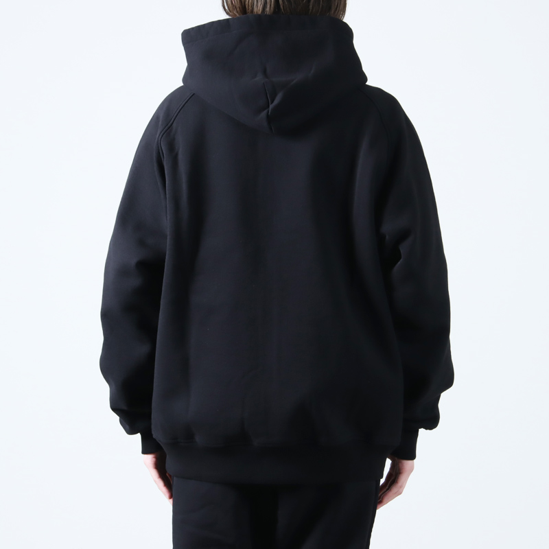 COMOLI (コモリ) コットン裏毛 ジップパーカ