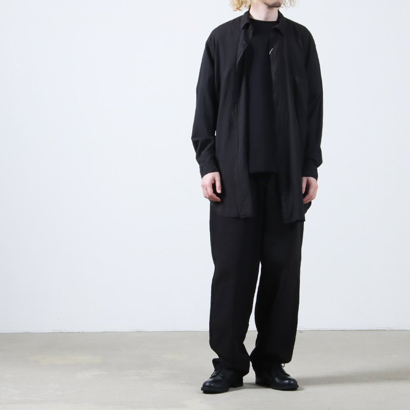 COMOLI (コモリ) シルク製品染 シャツ