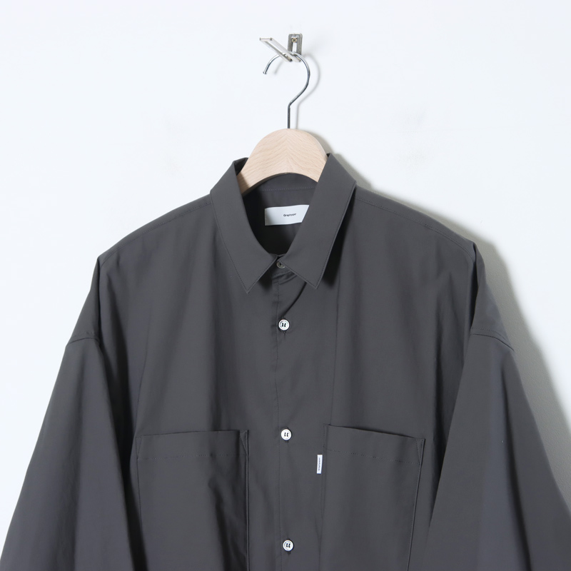 Graphpaper (グラフペーパー) Stretch Typewriter L/S Oversized Box