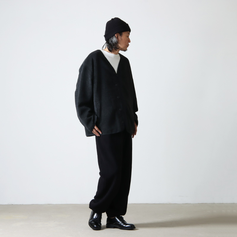 Graphpaper (グラフペーパー) Wool Alpaca Boa Collarless Blouson