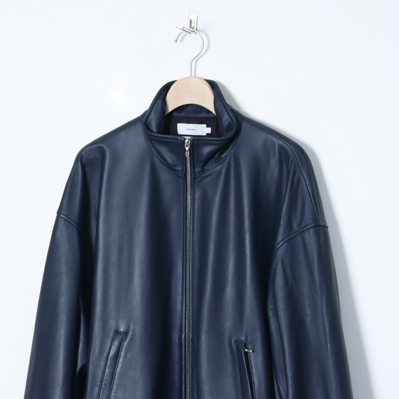 Graphpaper (グラフペーパー) Sheep Leather Track Blouson / シープ