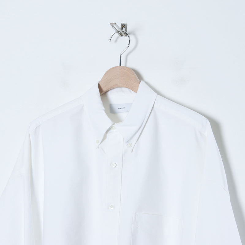 Graphpaper (グラフペーパー) Oxford L/S Oversized B.D Shirt