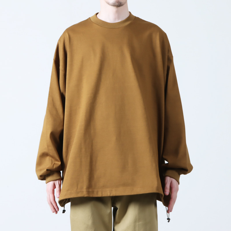 is-ness (イズネス) BALLOON LONG SLEEVE T SHIRT / バルーンロング