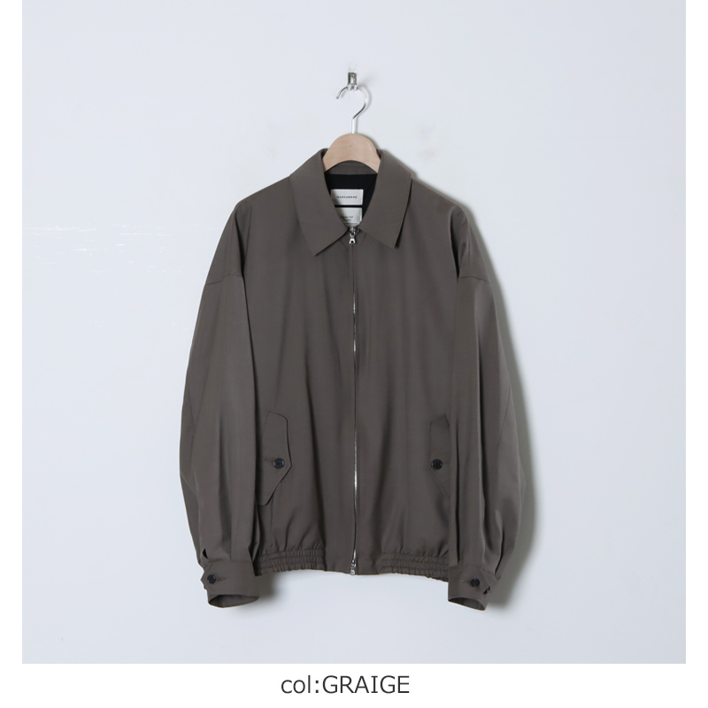 MARKAWARE (マーカウェア) WIDE SPORTS JACKET / ワイドスポーツジャケット