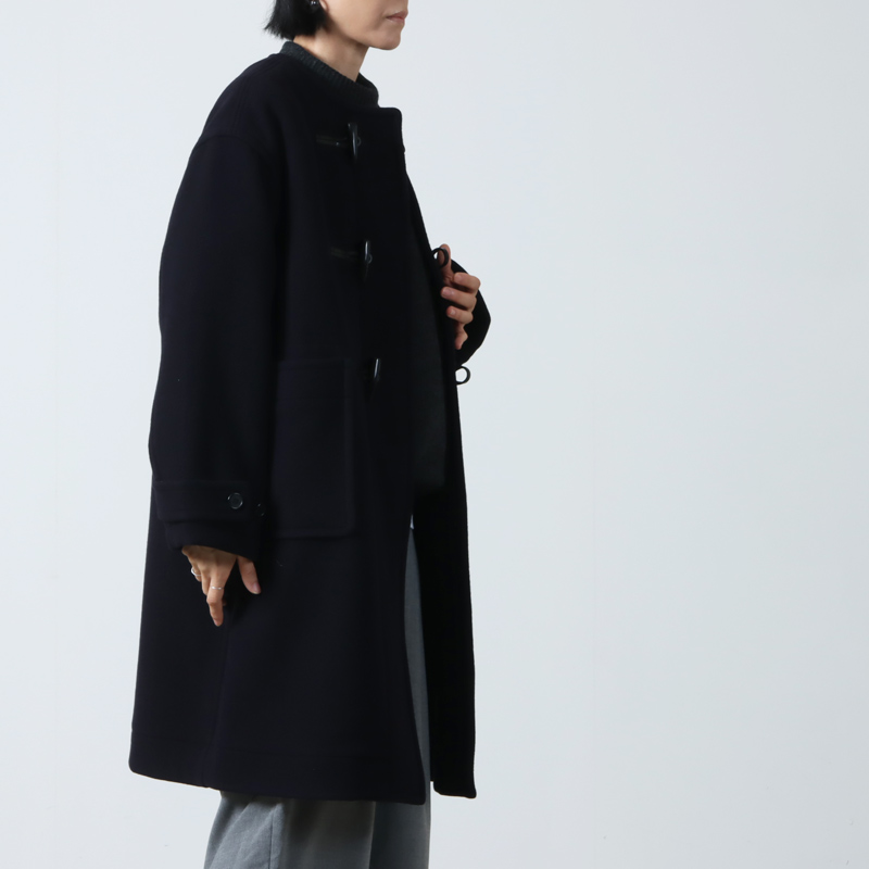 ORCIVAL (オーシバル) COLLARLESS DUFFEL COAT / カラーレスダッフルコート