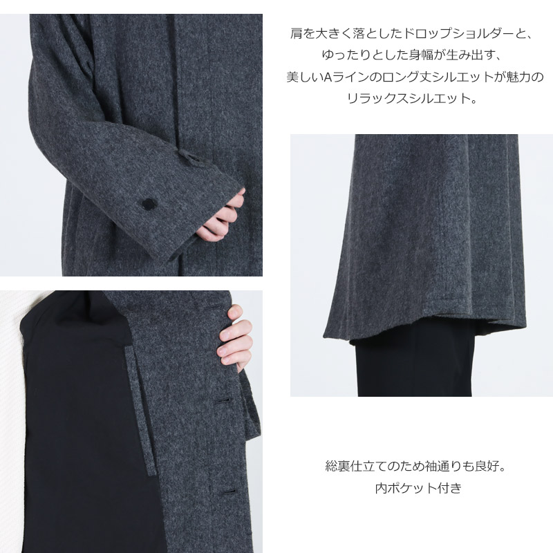 POLYPLOID (ポリプロイド) LONG COAT C / ロングコート C