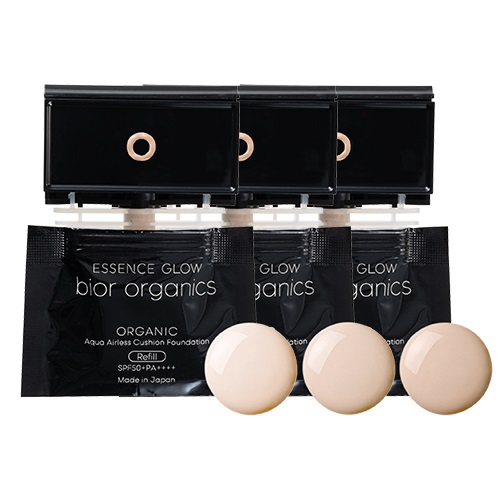 bior organics】オーガニックアクア エアレスクッション エッセンス