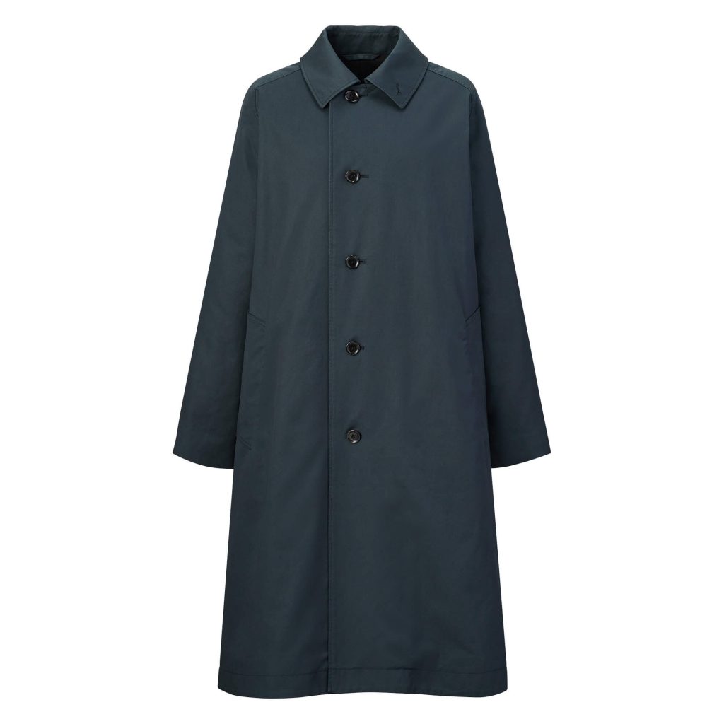 ユニクロ ユー新作】オンオフ使える！万能「ステンカラーコート」を着